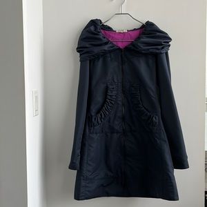 Prairie Underground Long Raincloak in Navy Size XS